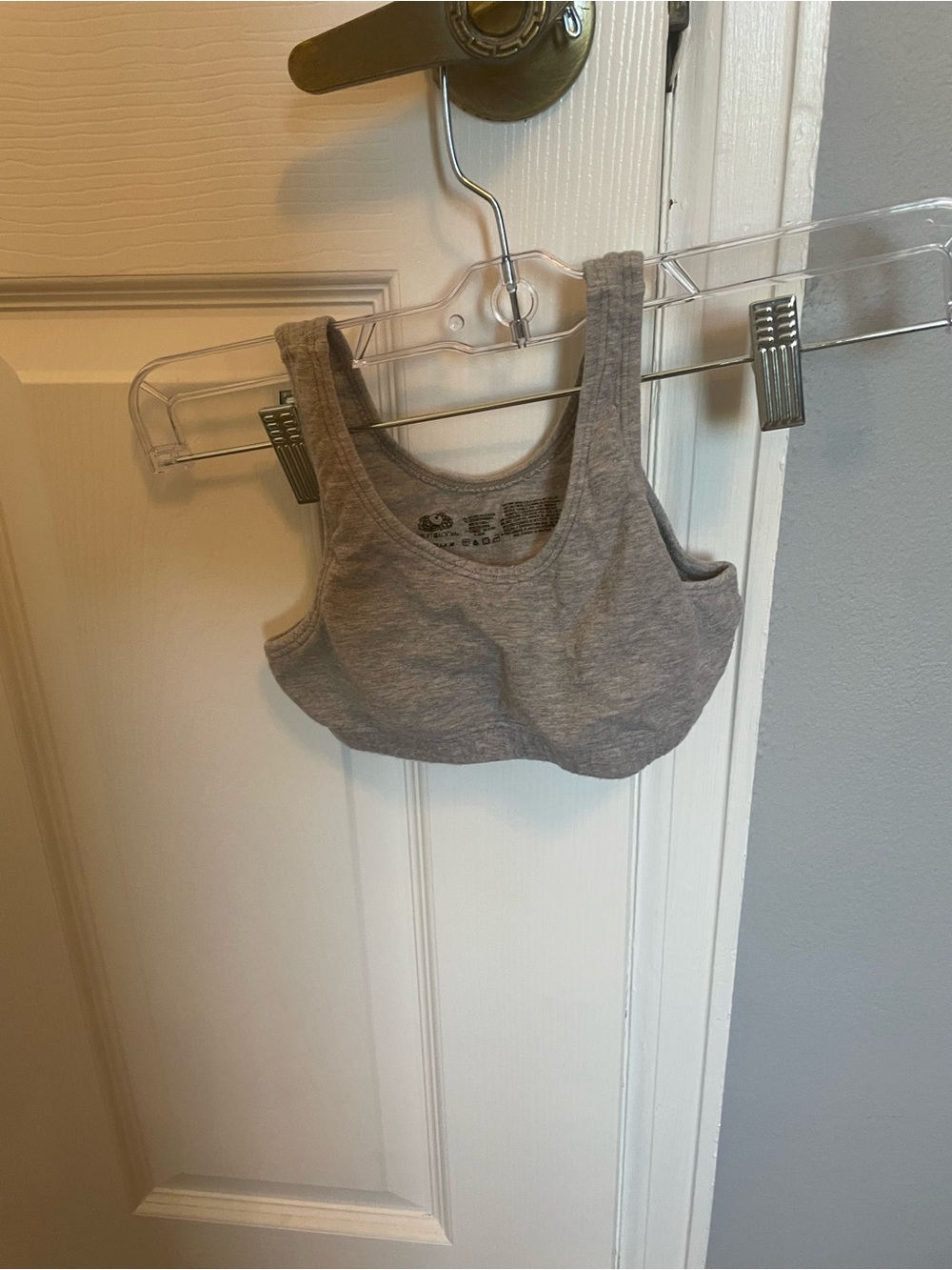 Fruit of the Loom Gray Exercise Bra Size 30